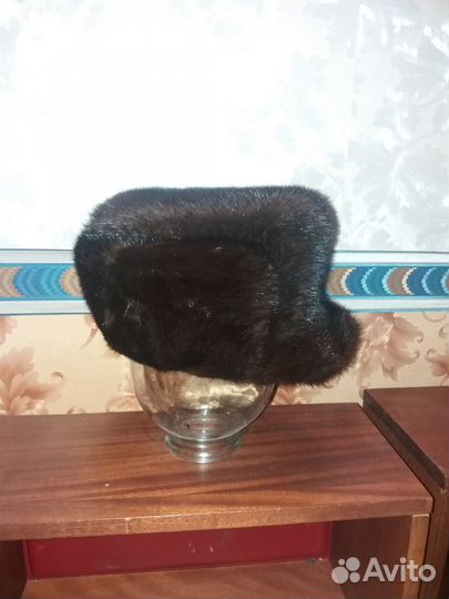 Норковая шапка мужская новая 58