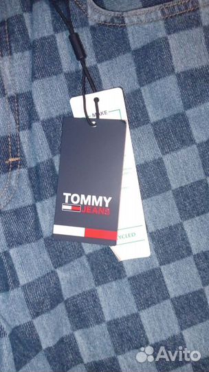 Клетчатые джинсы Tommy Jeans