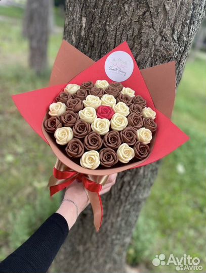 Букет из клубники в шоколаде