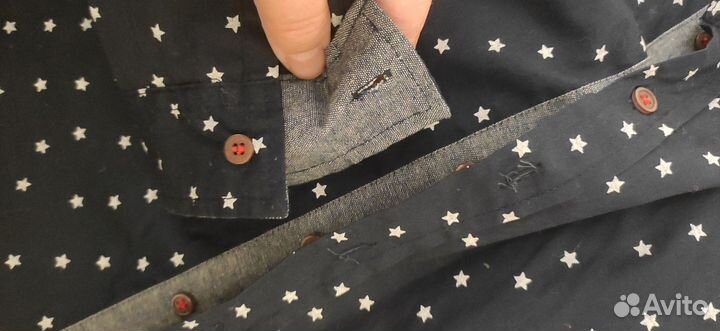 Рубашка новогодняя для мальчика 110-116