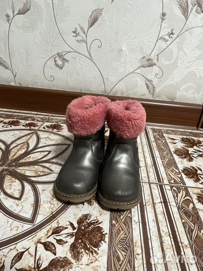 Зимние сапожки для девочки 25 размер