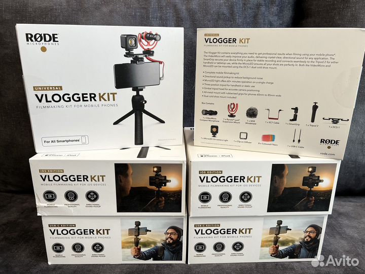 Новые Rode Vlogger Kit VideoMicro Universal