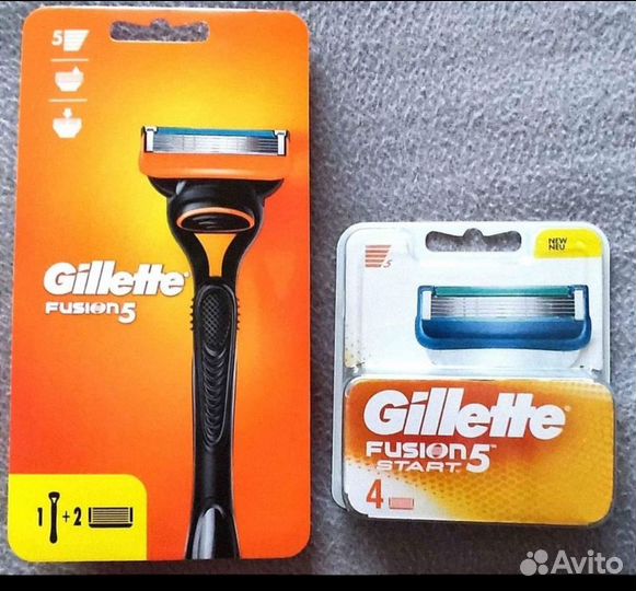 Станок gillette fusion 5 + кассеты, Германия