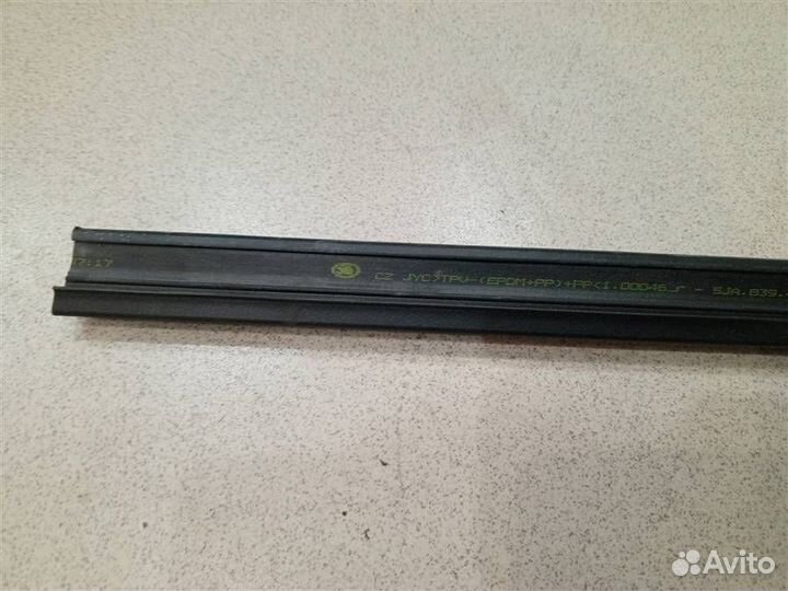 Уплотнитель стекла двери задней правой (бархотка