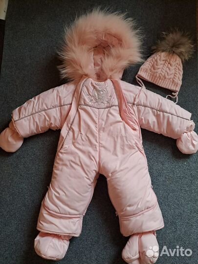 Детский зимний комбинезон на девочку