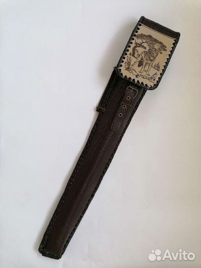 Шампура Звери с ручкой венге в колчане