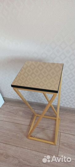 Подставка для цветов напольная металлическая лофт