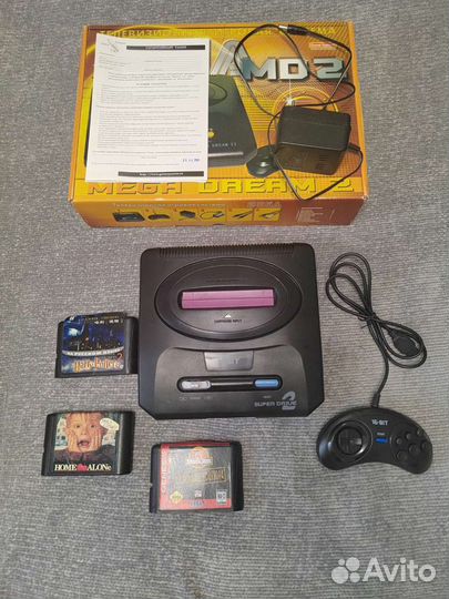Sega Mega drive 2 + игры