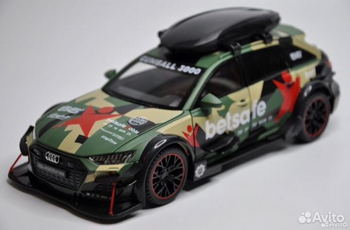 Металлическая машинка Audi RS6 DTM