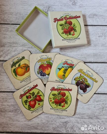 Подставки под кружки/стаканы в винтажном стиле