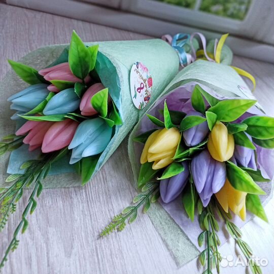 Букет в руку на 8 марта