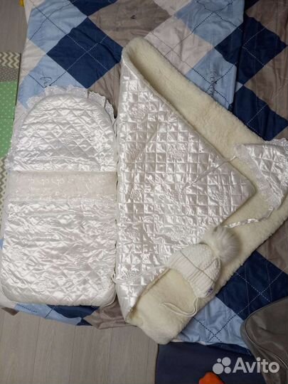 Зимний конверт на выписку