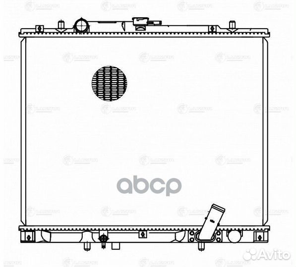 Радиатор охлаждения 628*500*26 mitsubishi Paj