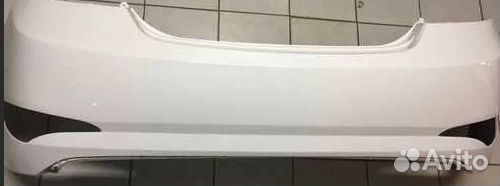 Бампер задний Solaris 2015 белый PGU