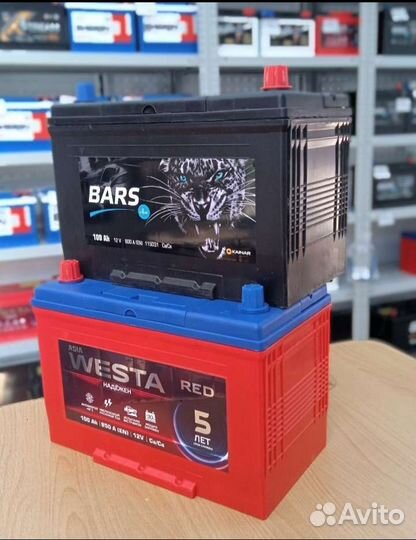 Аккумулятор на автомобиль west red 100ah asia