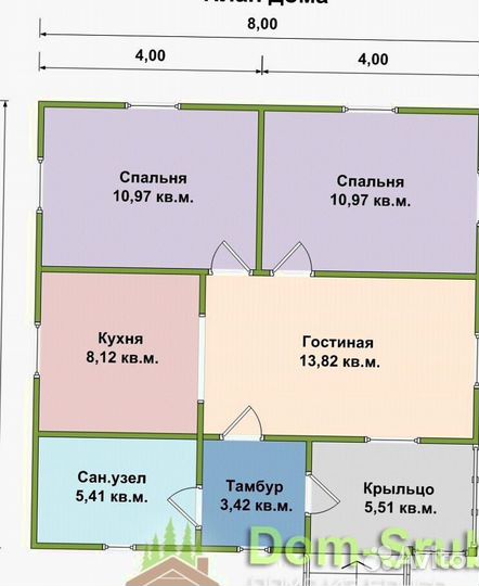 Каменногорск. Дома каркасный дк-30 (8х8). Звоните