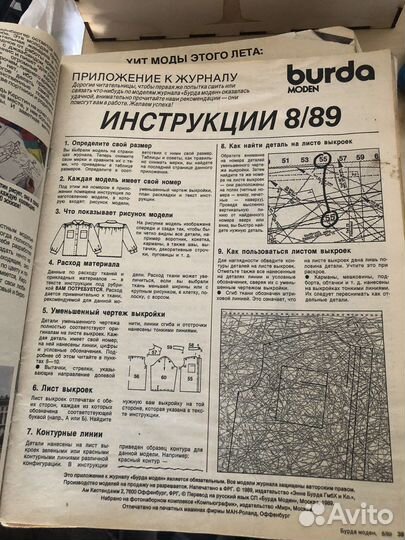 Журналы Бурда моден