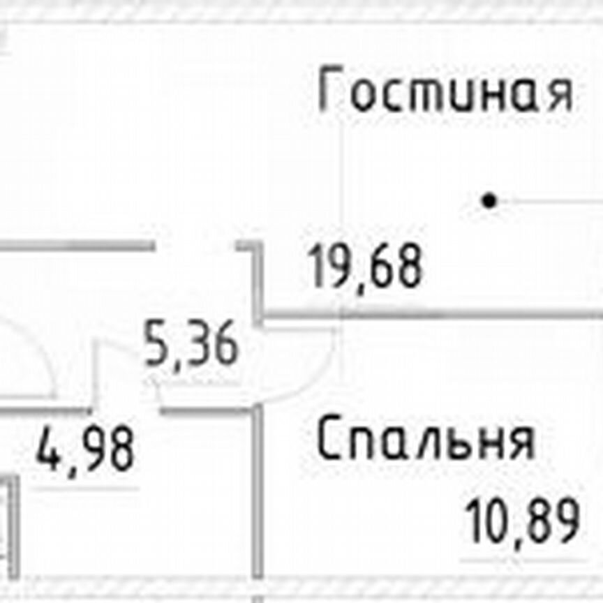 1-к. апартаменты, 40,9 м², 7/24 эт.