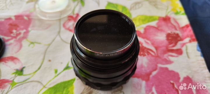 Объектив Юпитер 9 85 1, градиентный фильтр, бленда