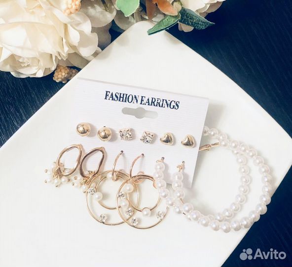 Набор сережек