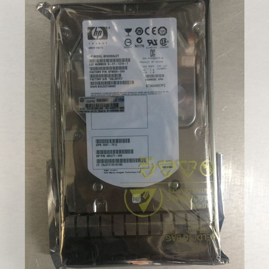 [495808-001] Жесткий Диск Hp 600gb 15k Fc 3.5" 495808-001