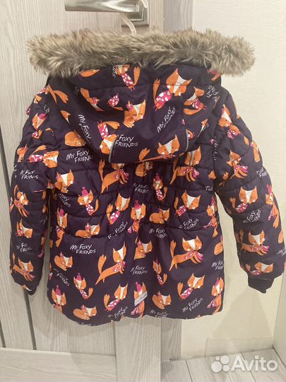 Куртка зимняя на девочку 110