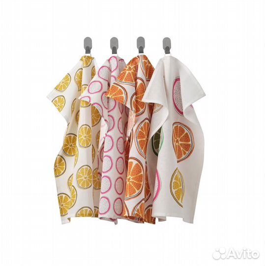 Полотенце кухонное 100 хлопок 45x60 Икеа Торвфлю