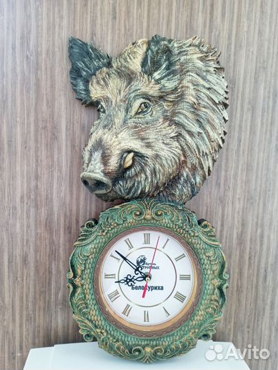 Часы настенные деревянные ручной работы