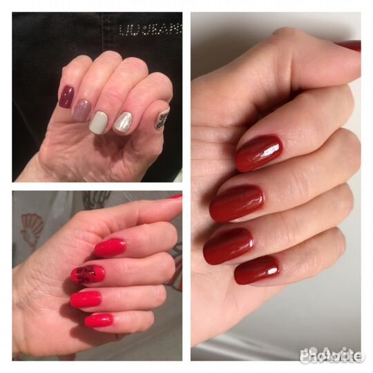 Ногти шеллак с дизайном