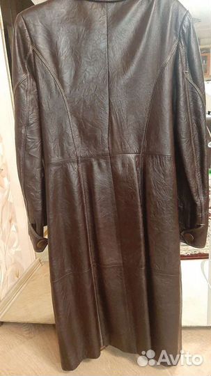 Кожаное пальто