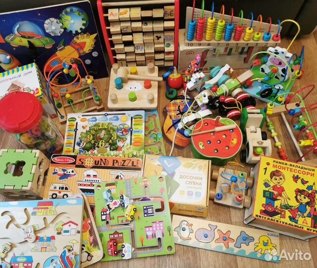 Развивающие деревянные игрушки