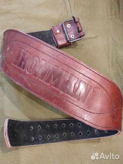 Пояс атлетический кожаный Ironman