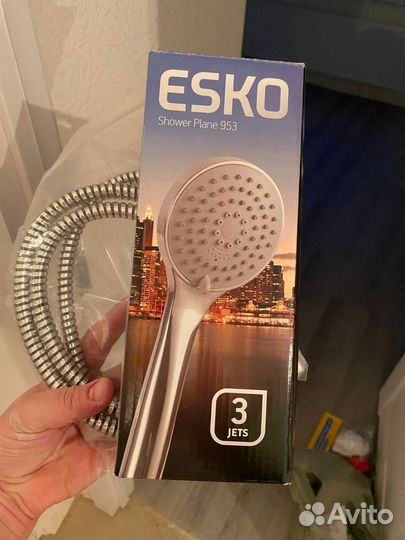 Смеситель для ванны с термостатом, душем