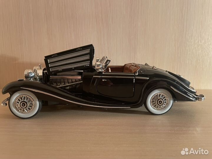 Коллекционная машинка Mercedes Benz 500K 1:24