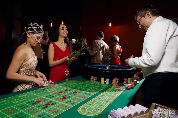 Праздник,мероприятия,день рождение в стиле казино