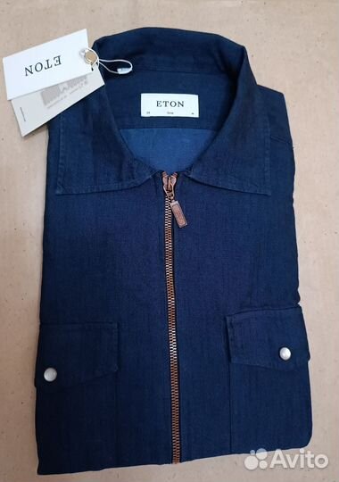 Джинсовая рубашка eton