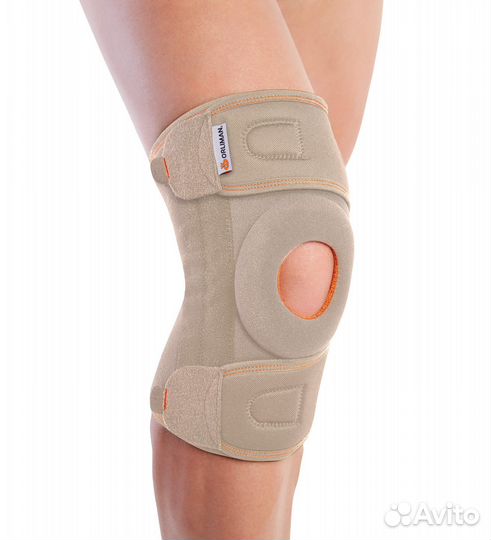 Ортез коленный с пружинными ребрами