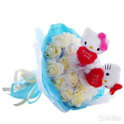 Плюшевые букеты на 8 марта день рождения