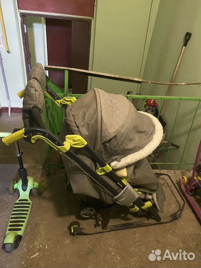 Коляска санки