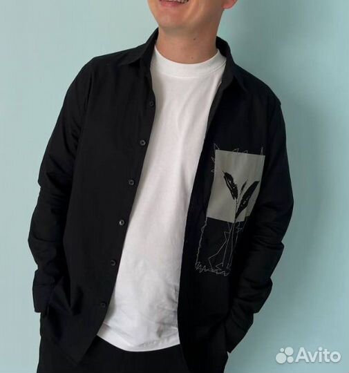 Мужская рубашка с декором