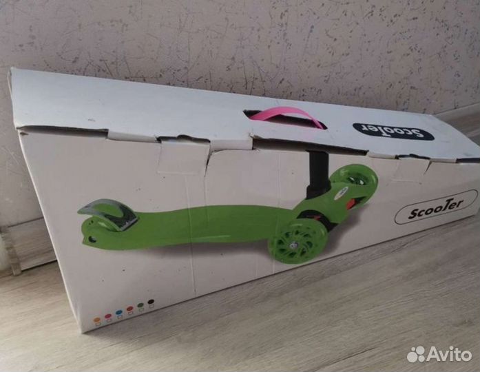 Самокат детский трехколесный бу