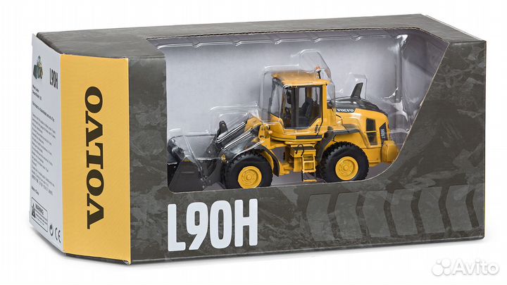 Модель колёсного погрузчика Volvo L90H, 1:50