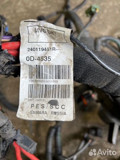 Проводка двс Renault Duster HSA F4R 2012