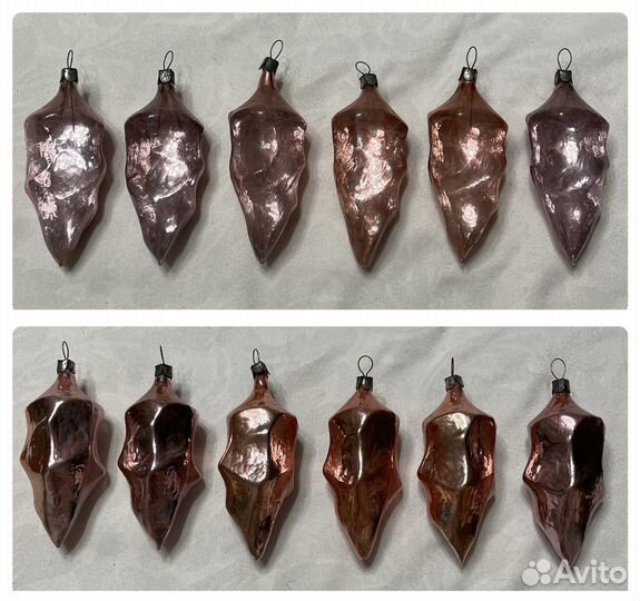 Елочные игрушки СССР льдинки