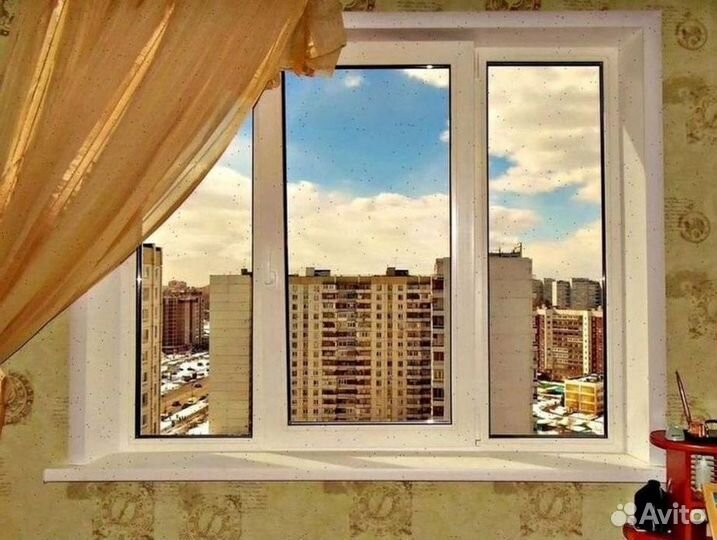 Окна пластиковые не б/у