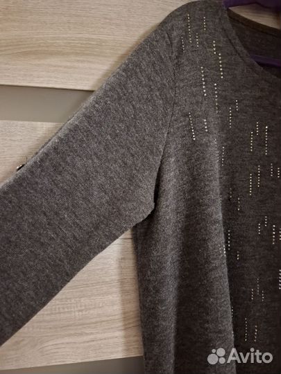 Италия свитер шерсть вискоза 52-54р