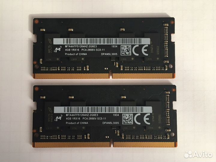 Оперативная память ddr4 4gb 2666