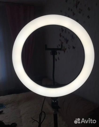 Кольцевая лампа со штативом 33 см