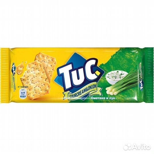 Опт - Крекер TUC со вкусом Сметаны и Лука 100г