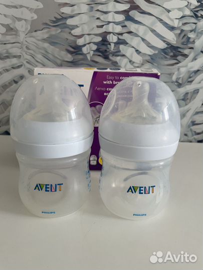 Бутылочки avent natural 2шт * 125мл
